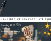 Salsa Libre Weihnachts Late Night Banner mit Datum