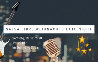 Salsa Libre Weihnachts Late Night Banner mit Datum